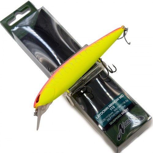 Воблер Nories Laydown Minnow MID 110SP BR-45M